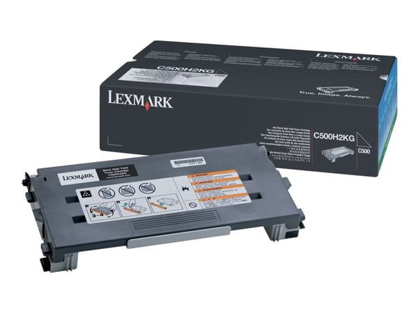 Lexmark - Høy ytelse - svart - original - tonerpatron - for Lexmark C500n, X500n, X502n