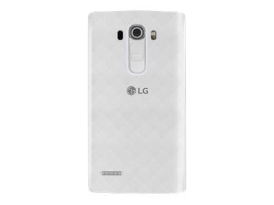 LG Quick Circle CFV-110 - Lommebok for mobiltelefon - hvit - for LG G4s H735