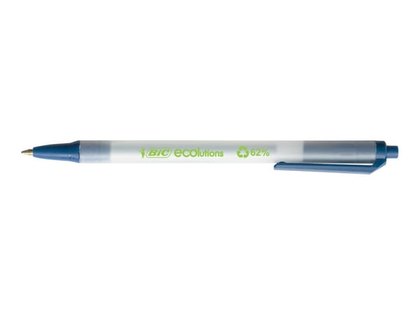 Kuglepen BIC Clic Stic ECOlutions blå - (50 stk.)