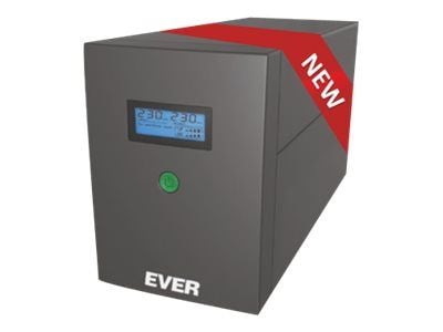 EVER EASYLINE 1200AVR - UPS - AC 230 V - 600 Watt - 1200 VA - 7 Ah - USB - utgångskontakter: 4