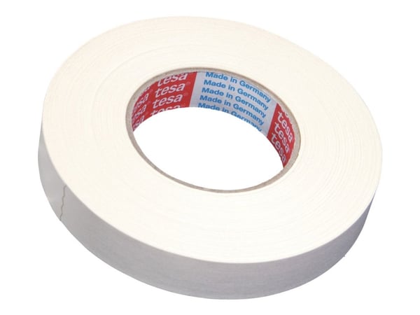 Tesaband Premium 4651 - Tekstiltape - 25 mm x 50 m - akrylbelagt stoff - hvit