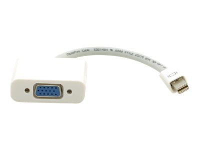 Kramer ADC-MDP/GF - Displayadapter - Mini DisplayPort (hann) til HD-15 (VGA) (hunn) - 15 cm - hvit