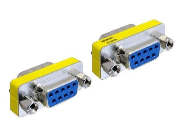 Delock - Seriell hann-hunnveksler - DB-9 (hunn) til DB-9 (hunn)