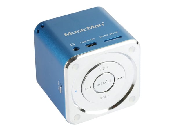 Technaxx MusicMan Mini - Digital spiller - blå