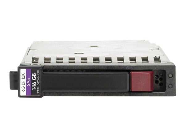 HPE Dual Port Enterprise - Harddisk - 146 GB - hot-swap - 2.5" SFF - SAS 6Gb/s - 15000 rpm - Smart Buy