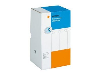 HERMA Computer labels - Papper - matt - permanent självhäftande - perforerad - vit - 147.32 x 99.2 mm 3000 etikett (er) löpande z-vikta etiketter