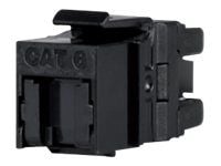 Solarix - Modulär insättning - CAT 6 - UTP - RJ-45 - svart