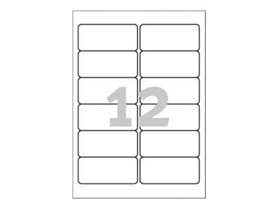 Avery Zweckform J8177 - Hvit - 42.3 x 99.1 mm 300 etikett(er) (25 ark x 12) adresselapper