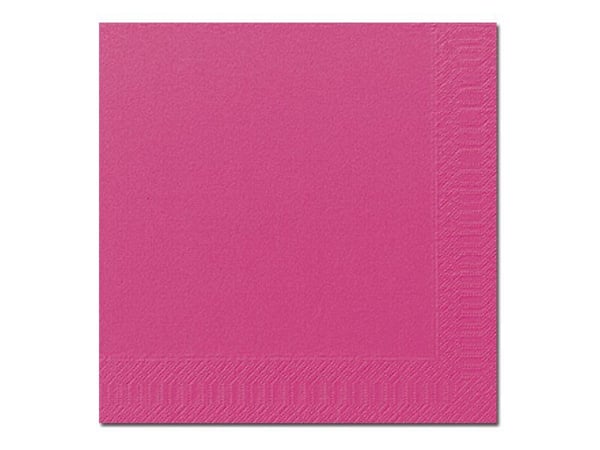 Duni - Serviet - Størrelse 33 x 33 cm - engangs - Fuchsia (pakkeissa 125 kpl)