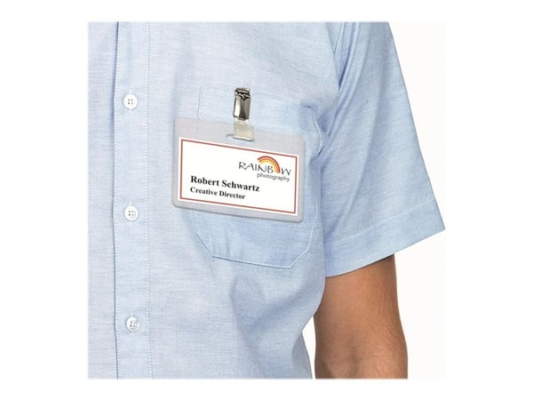 HERMA Special - Ikke-adhesiv - perforert - hvit - 75 x 40 mm 300 kort (25 ark x 12) etiketter til navneplater