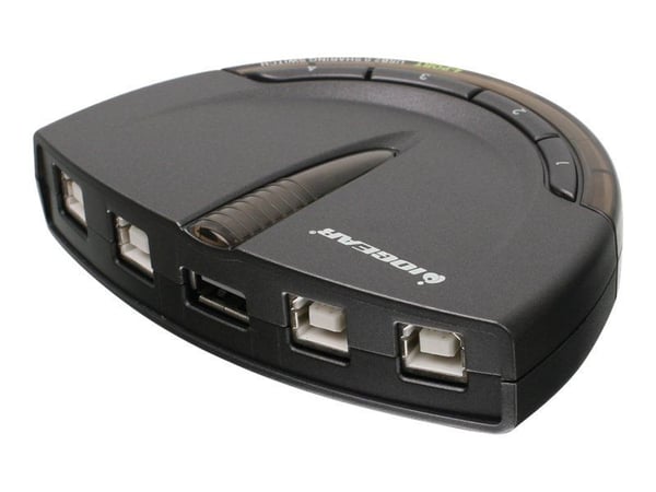 IOGEAR GUB431 - USB-periferdelesvitsj - 4 x USB 2.0 - stasjonær
