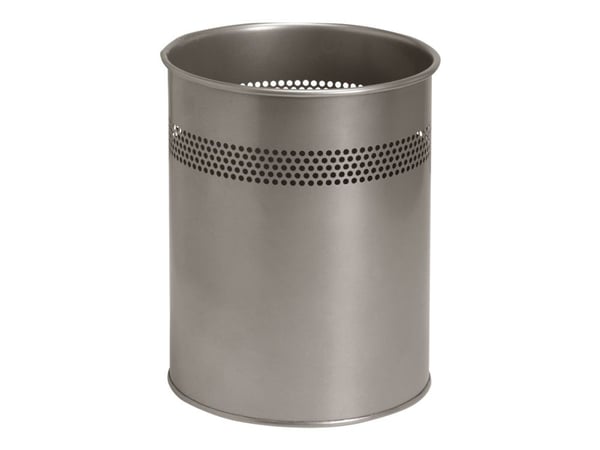 TWINCO A/S - Avfallskurv - 15 L - metall - sølv