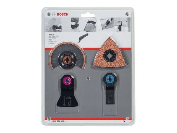 Bosch - Flerverktøysbladsett - for flis - 4 deler