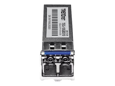 TRENDnet TEG 10GBS10 - SFP+ transceivermodul - 10GbE - 10GBase-LR - LC-enkeltmodus - opp til 10 km - 1310 nm - TAA-samsvar