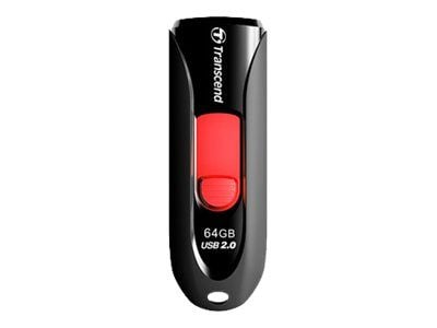 Transcend JetFlash 590 - USB-flashstasjon - 64 GB - USB 2.0