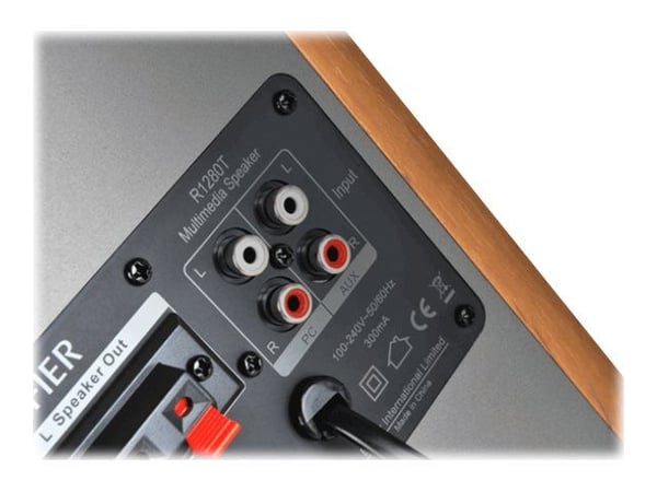 Edifier Studio 1280T, 2-suuntainen, 1.0 kanavaa, Langallinen, 21 W, 6 O, Harmaa, Puu