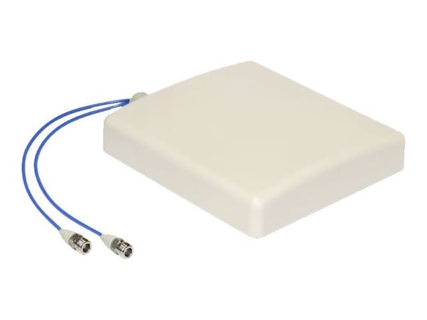 Delock LTE MIMO Band 1/3/7/20 Antenna - Antenne - mobiltelefon, Wi-Fi, Bluetooth - 7 dBi - direksjonal - utendørs, kan monteres på vegg, stangmonte...