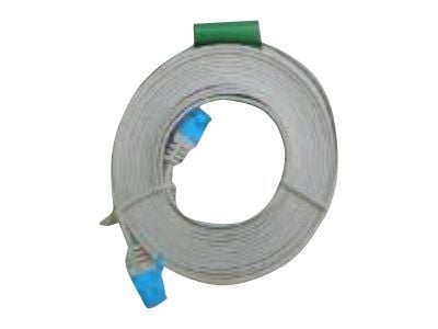 LogiLink - Koblingskabel - RJ-45 (hann) til RJ-45 (hann) - UTP - CAT 5e - formstøpt, flat - hvit