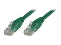 MicroConnect - Nettverkskabel - RJ-45 (hann) til RJ-45 (hann) - 1 m - UTP - CAT 5e - grønn