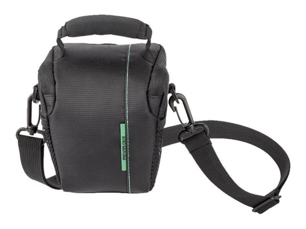 Riva Case 7412 (PS) - Skulderveske for kamera med zoomlinse - polyester - svart