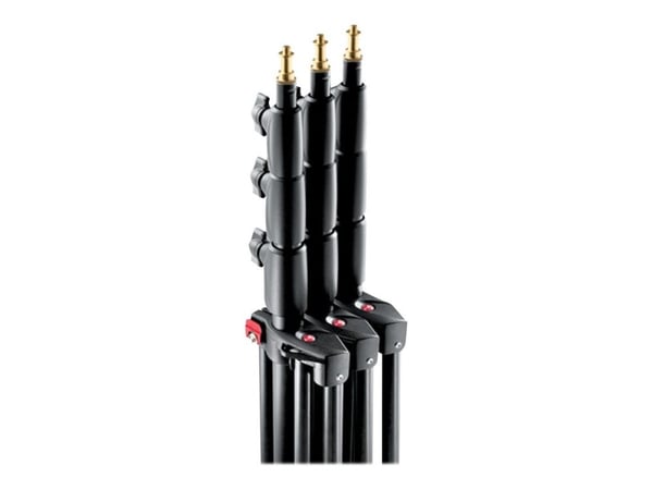 Manfrotto Master Stand - Stativ - maks belastning: 9 kg - svart (en pakke 3)