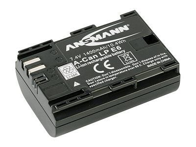Ansmann A-Can LP-E6 - Batteri - 1000 mAh - for Canon LC-E6, LC-E6E, XC10, XC15; EOS 5D, 5DS, 60, 6D, 70, 7D, 80, 90, R, R5, R6, R7, Ra