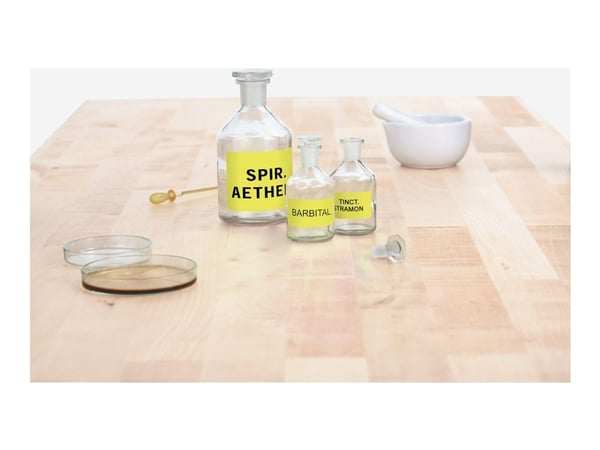 HERMA Special - Papir - matt - permanent selv-adhesiv - lysende gult - A4 (210 x 297 mm) 20 etikett(er) fluorescerende etiketter