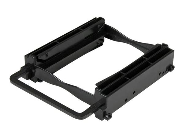 StarTech.com Dual 2.5" SSD/HDD Mounting Bracket for 3.5" Drive Bay - To--Less Installation - 2-Drive Adapter Bracket for Desktop Computer (BRACKET2...