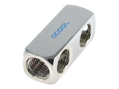 Alphacool HF 5-way connection terminal G1/4 inner thread - Kylvätskesystemterminal - krom