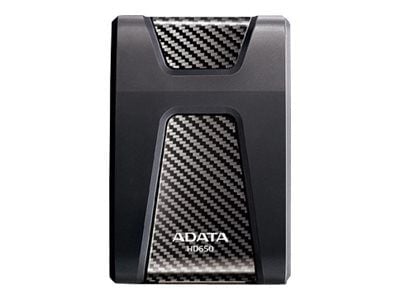 ADATA DashDrive Durable HD650 - Harddisk - 2 TB - ekstern (bærbar) - 2.5" - USB 3.0 - svart