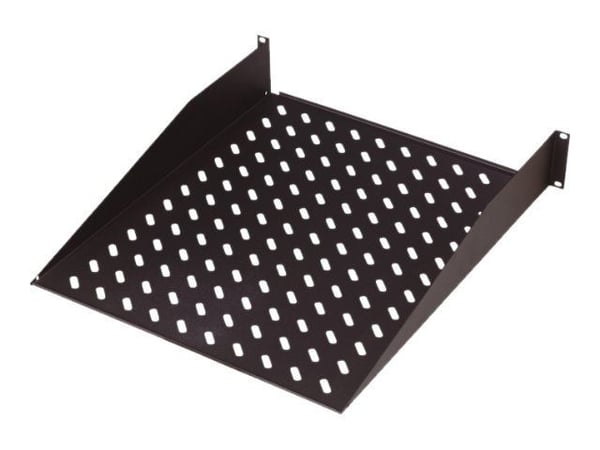 Digitus DN-19 TRAY-2-SW - Rackhylla - RAL 9005 - 2U - 19"