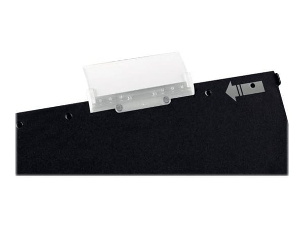 Leitz ALPHA Active - Hengefil - med fliker - svart