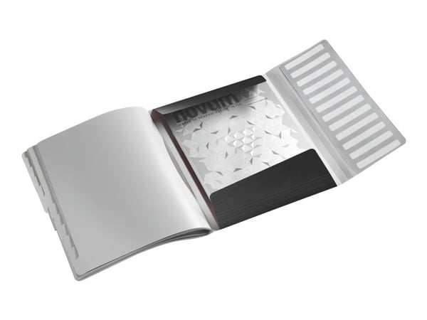 Leitz Esijärjestin Style PP 12 jak., A4, Polypropeeni (PP), Musta, Muotokuva, 200 arkkia, 80 g/m²