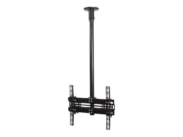 B-TECH PRO Install BT8424 - Monteringssett (takmontering) - for LCD-skjerm - låsbar - svart - skjermstørrelse: inntil 55" - takmonterbar