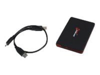 CoreParts - Harddisk - 1 TB - ekstern - 2.5" - USB 2.0 - 5400 rpm - buffer: 8 MB