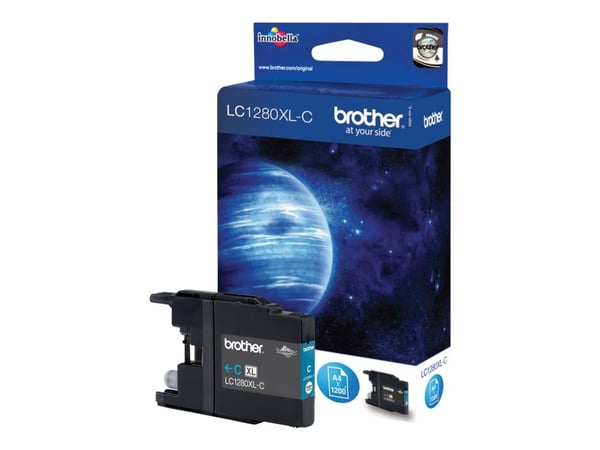 Brother LC1280XLC - Cyan - original - blekkpatron