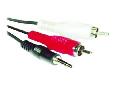 MicroConnect - Lydkabel - RCA hann til mini-phone stereo 3.5 mm hann - 3 m