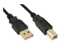 MicroConnect - USB-kabel - USB-type B (hann) til USB (hann) - USB 2.0 - 3 m - svart