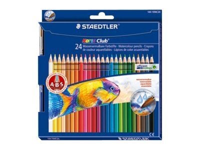 STAEDTLER Noris Club aquarell - Fargeblyant - assorterte farger (en pakke 24)