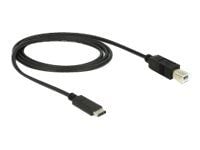 DeLOCK - USB-kaapeli - USB-C (han) til USB Type B (han) - USB 3.1 - 1 m - lajittelu