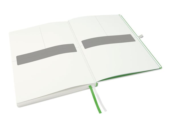 Leitz Complete - Notisbok - eskebundet - A4 (210 x 297 mm) - 80 ark - elfenbenspapir - rutet - hvitt dekke