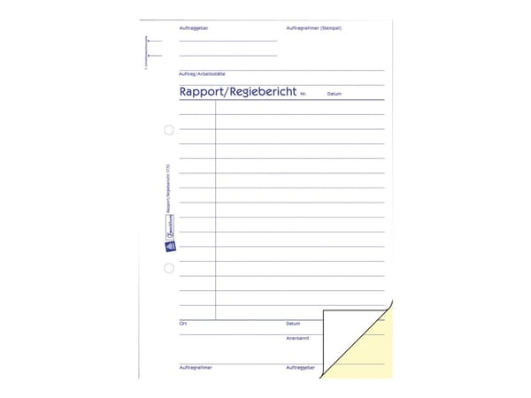 Avery Zweckform - Rapport/direktørrapport - 40 ark - A5 (148 x 210 mm) - dublett - karbonfri