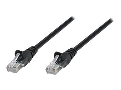 Intellinet Network Patch Cable, Cat5e, 5m, Black, CCA, U/UTP, PVC, RJ45, Gold Plated Contacts, Snagless, Booted, Lifetime Warranty, Polybag - Kobli...
