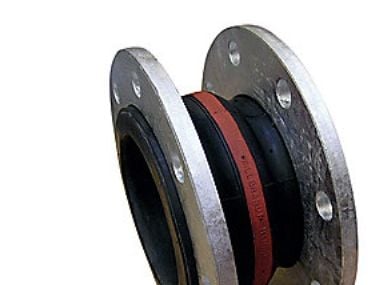 Kumikomp. tyyppi 53L Dn 65 - punainen/EPDM w/PN10 laippa Willbrandt