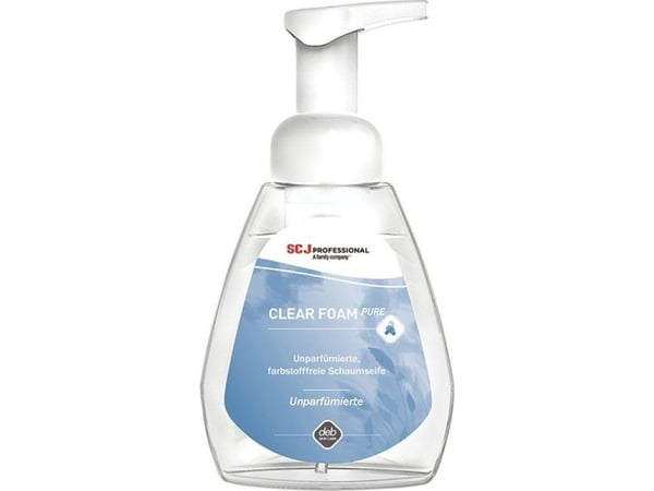 Chemistry Skumsåpe, Refresh klart skum, parfymefri, for sensitiv hud, i pumpeflaske, 250 ml