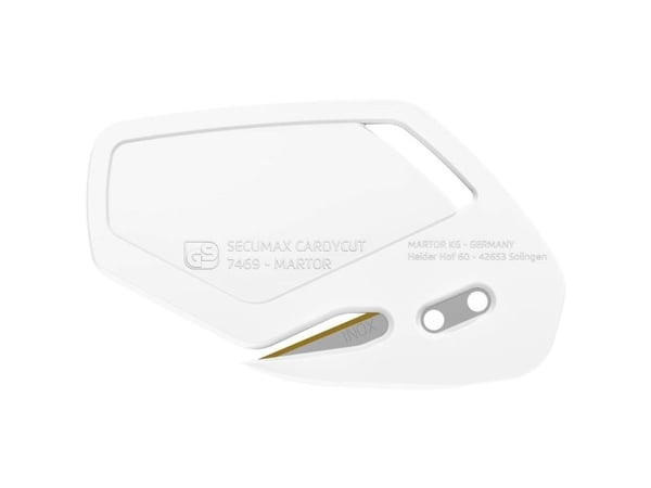 Martor sikkerhetskniv SECUMAX CARDYCUT med spissblad 884, 10 stk