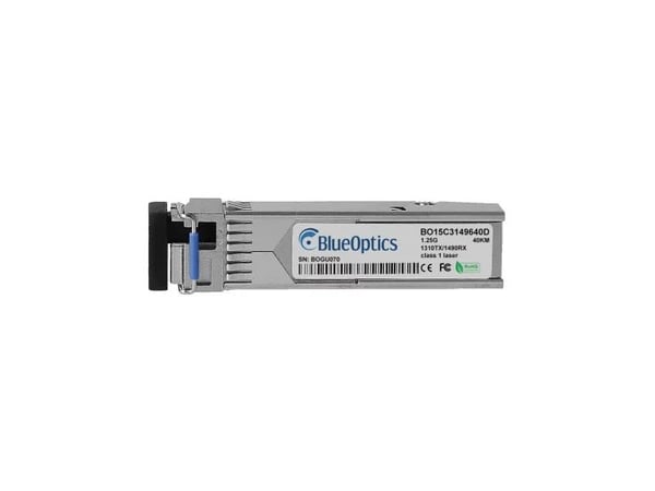 BlueOptics H-BX40-SFP/A-U-BO, Fiber optisk, 1250 Mbit/s, SFP, SFP, BX-U, 40000 m