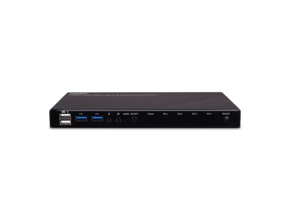 Lindy 39313, 4096 x 2160 piksler, 4K Ultra HD, Sort