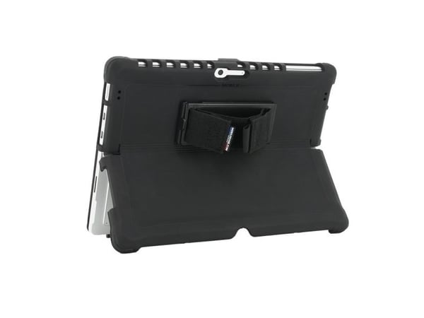 Mobilis Spectrum_R - Baksidedeksel for nettbrett - reinforced, with kickstand - TFP 4.0 - svart - for Apple iPhone 15 Pro