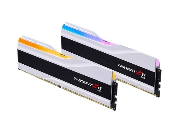 G.Skill Trident Z5 RGB - DDR5 - Sarja - 48 GB: 2 x 24 GB - DIMM 288-PIN - 8200 MHz / PC5-65600 - CL40 - 1,35 V - puskuroimaton - on-die ECC - valko...